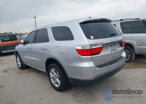 2013 Dodge Durango Sxt из США, поврежденный, VIN 1C4RDHAG0DC617019